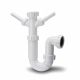 Polypipe Nuflo Adjustable Appliance P Trap 40mm PPT4200