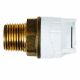 Polyfit Male Iron Connector CXM 15mm x 1/2in FIT4315