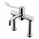 Armitage Shanks Contour 21 Markwik Pillar Basin Mixer Thermostatic with Detachable Spout & 150 Single Lever Head Chrome 2 Tap Holes Deck Mounted A6242AA