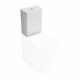 Ideal Standard Concept Air Cube Cistern Close Coupled Bottom Supply Internal Overflow with Chrome Plated Dual Push Button 500mm White 2.6/4 Litres E080601