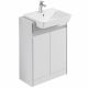 Ideal Standard Cube Semi Countertop Basin 550mm White 1 Tap Hole Overflow Only Concept Air Semi Countertop E077101