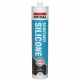 Soudal Sanitary Silicone Acetoxy Sealant With Fungicide 290ml Clear 121648