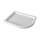 Mira New Flight Shower Tray Quadrant Resin Stone with Waste 800mm 800mm White 1.1783.040
