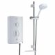 Mira New Sport Electric Shower White/Chrome Exposed 9.8kw with Multi Mode Slide Rail Kit 2 Year Warranty 1.1746.003