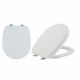 Crosco Instinct Complete Wrapover Toilet Seat & Cover Soft Close with Quick Release Hinges 369mm 435mm White INST03019