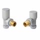 Instinct Contemporary Angled Radiator Valves 1/2in x 15mm Grey Sparkle 2 Year Warranty INCNT003AP-ZGS