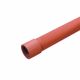 Red Mild Steel Tube Heavy Screwed & Socketed PART1-TR1 6.4 Metres 1in EN10255/10217
