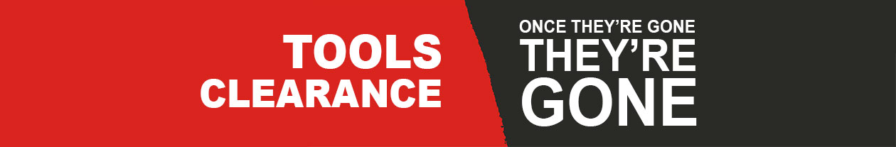 Tools Clearance Banner